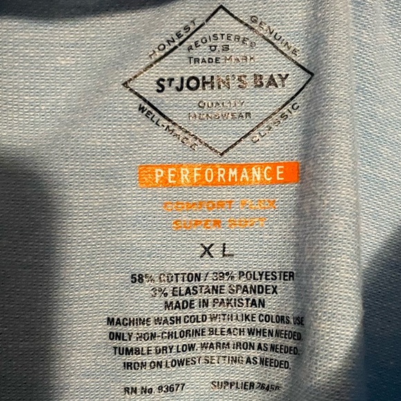 Men’s Light Blue Polo - Picture 3 of 3